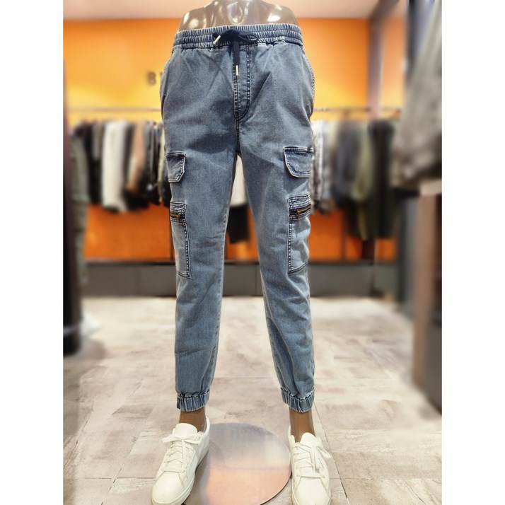 동아쇼핑 버커루 남성 데님카고 조거 데님팬츠(B235DP270P