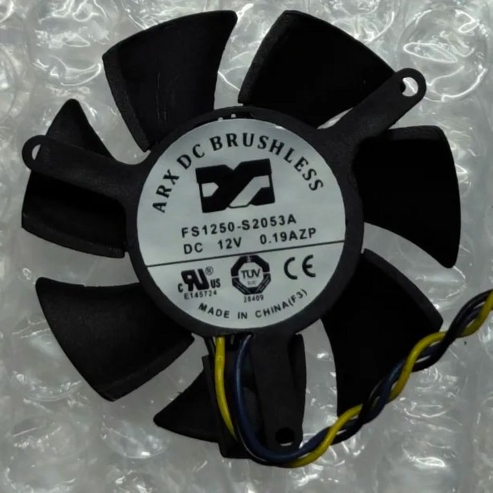 Gtx10501050ti fs1250s2053a 12V 0.19a 그래픽 카드 냉각 팬