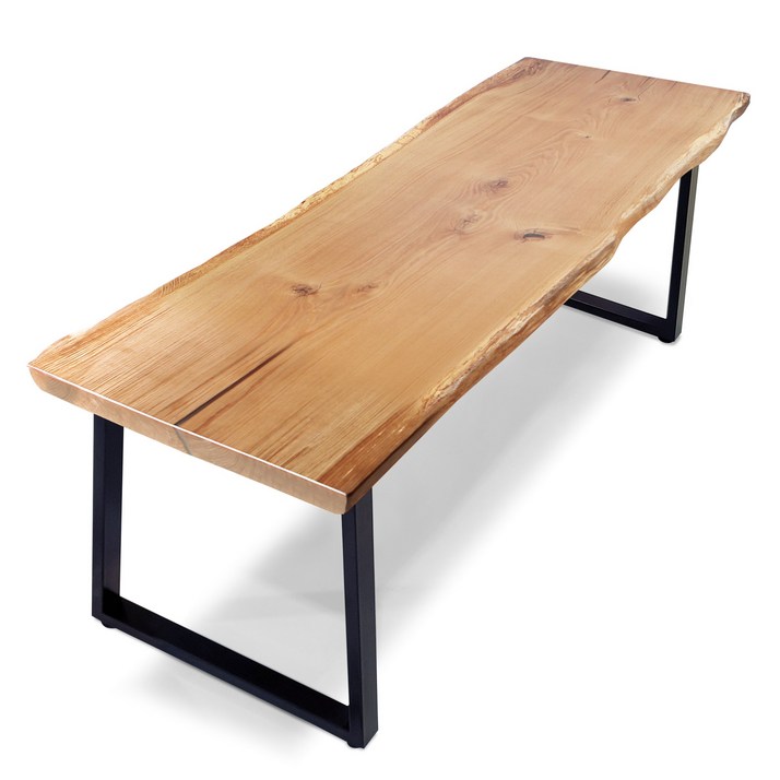 라피노 북미산 화이트오크 우드슬랩 테이블