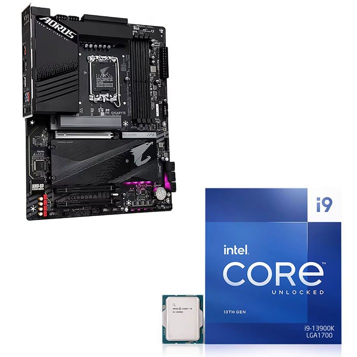 GIGABYTE Z790 AORUS ELITE 메인보드+i9-13900K CPU 번들, Z790+i9-13900K 번들