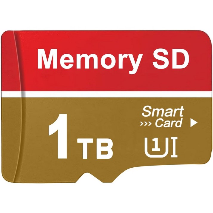 마이크로 SD 카드 TF 카드 1TB 고속 클래스 10 대용량 메모리 카메라 스마트폰용 어댑터 포함