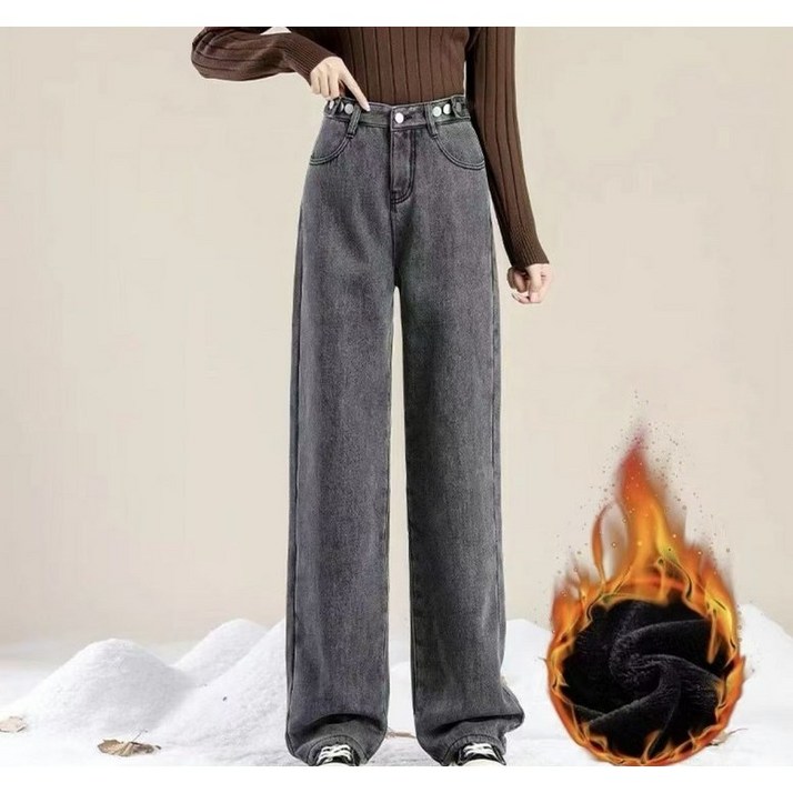 청바지 와이드청바지 여성청바지 와이드데님 여성블랙진 여성와이드청바지 세미부츠컷청바지 기모청바지 여성일자청바지 여성기모청바지 그레이데님 기모데님팬츠