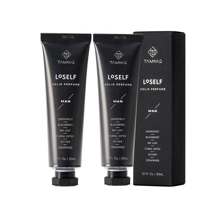 탐니크 바르는향수 고체향수 승무원향수 솔리드퍼퓸 맨, 30ml, 2개