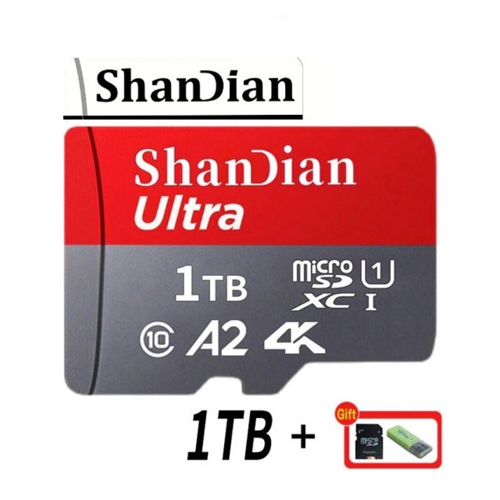 micro sd 클래스 10 미니 SD 메모리 카드 마이크로 TF 256 GB 1TB 스마트 SDTF 휴대폰카메라 Give 리더기