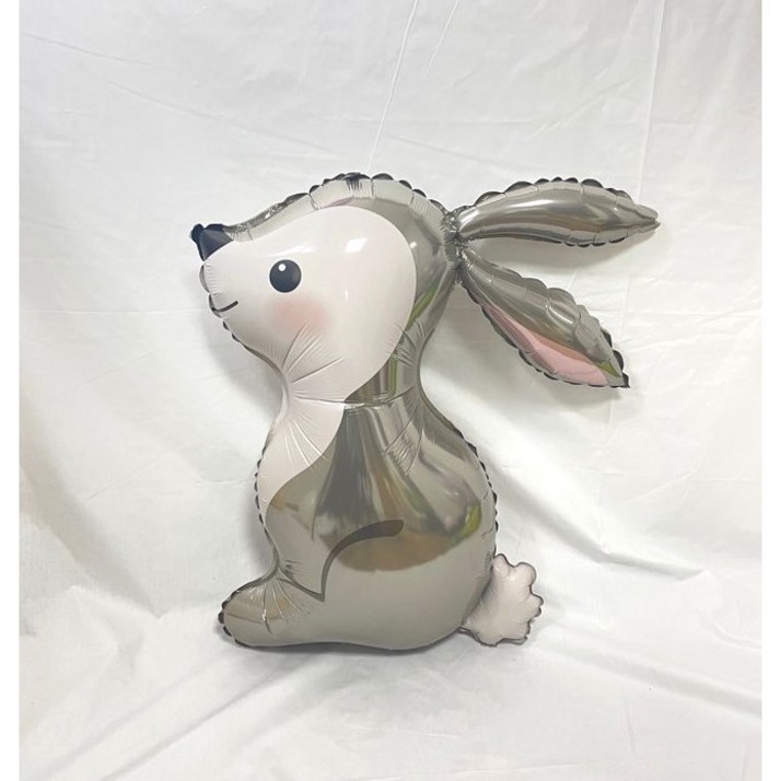36인치 아기 토끼 은박 호일 풍선 기념일 셀프 촬영 소품 생일 다이소 파티 이벤트 용품