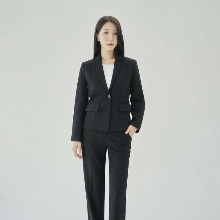 여성 바지 정장 세트 여자 셋업 투피스 기본 베이직 유니폼 [가성비]