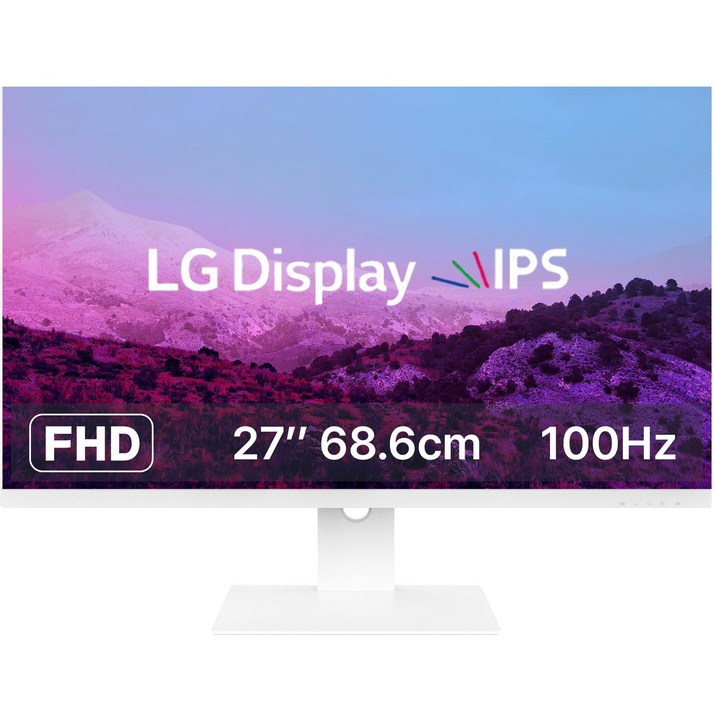 클라인즈 제스타 LG IPS사용 27인치 모니터 100Hz C타입 Dex지원  화이트