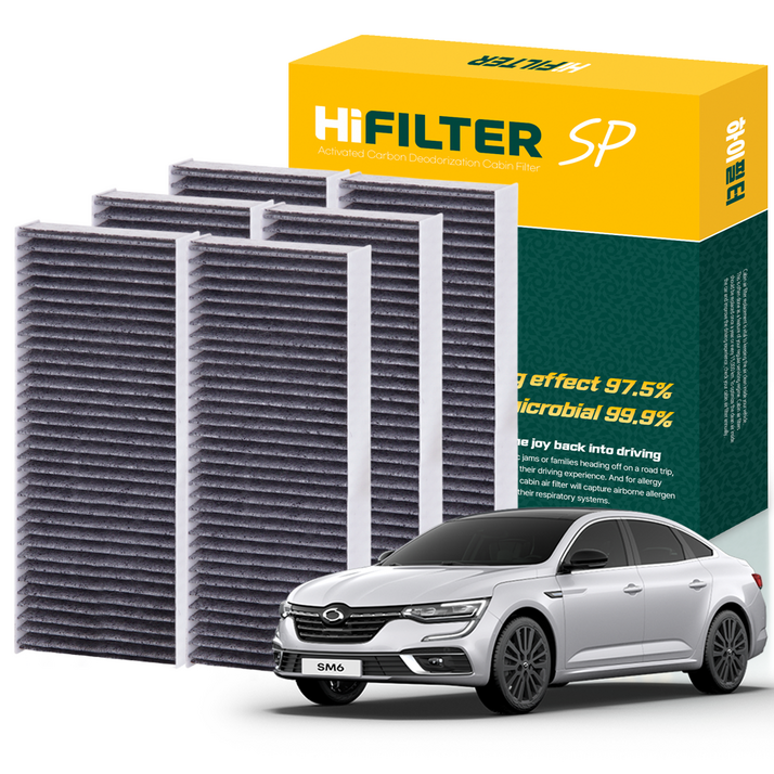 하이필터 르노 SM6 활성탄 자동차 에어컨필터