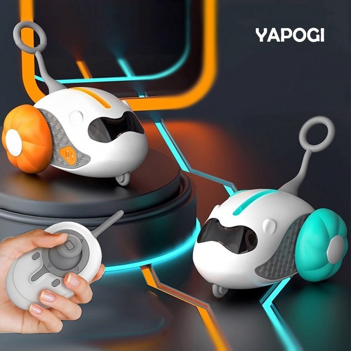 고양이 장난감 슈퍼카 원격조종 자동 소리나는 강아지 전동장난감