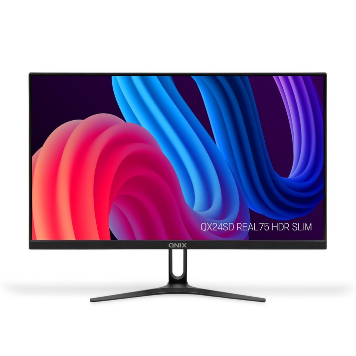 큐닉스 24인치 75Hz HDR 오피스 사무용 게이밍모니터 IPS 패널 CCTV, QX24SD, 60.4cm