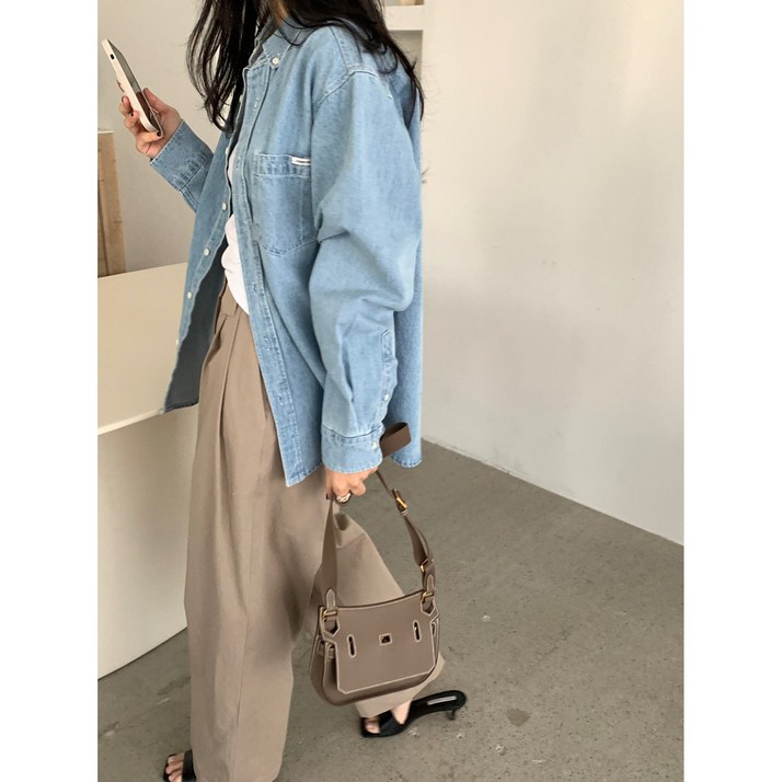 underson 언더슨 벨라 데님셔츠(2color)