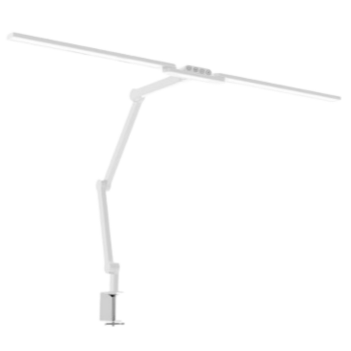 디디로라 24W LED 리얼 와이드 95cm 다관절 스탠드 클램프화이트, 화이트 디디로라 24W LED 리얼 와이드 95cm 다관절 스탠드 클램프화이트, 화이트