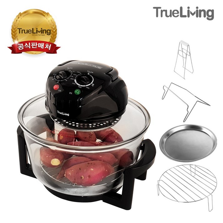 트루리빙 광파오븐 풀세트 열기 할로겐 turbo oven korea 전기 turbo cooker 고구마 굽는 기계 굽는전기제품 뜨거운 공기 오븐 hot air oven 군고구마