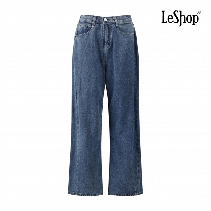 [AK플라자] [르샵] 심플 와이드핏 데님 팬츠 (BPCPT005A)