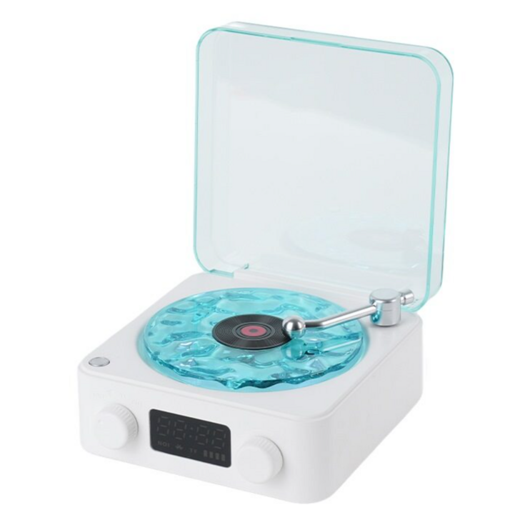 휴그 웨이브 블루투스 스피커 파도 무드등 ASMR 물결 조명, 웨이브 블루투스 스피커(블루)