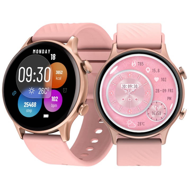 Seefer 통화가능 스포츠스마트워치 | 원형화면 방수 운동시계 | 심박수 혈중산소 100종이상 스포츠모드 활동량 메시지알림 블루투스 | 남녀공용 실리콘밴드 러닝등산용