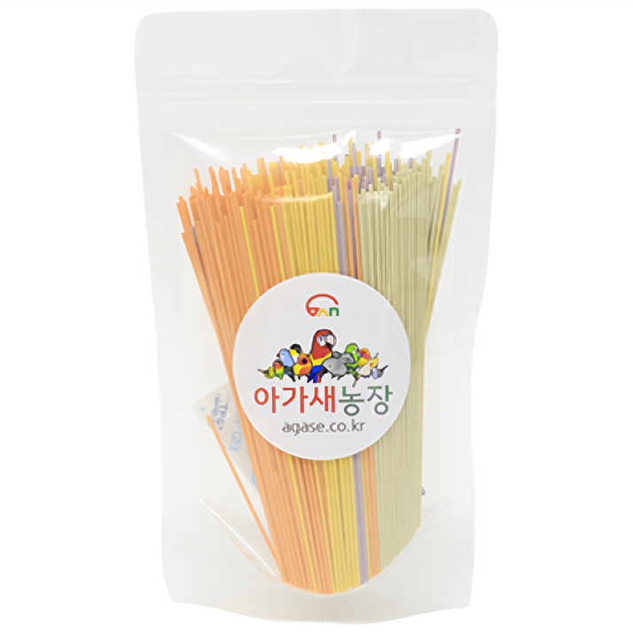 앵무새국수 웰빙 무염국수 3종 mix 100g 앵무새 간식, 100g, 1개