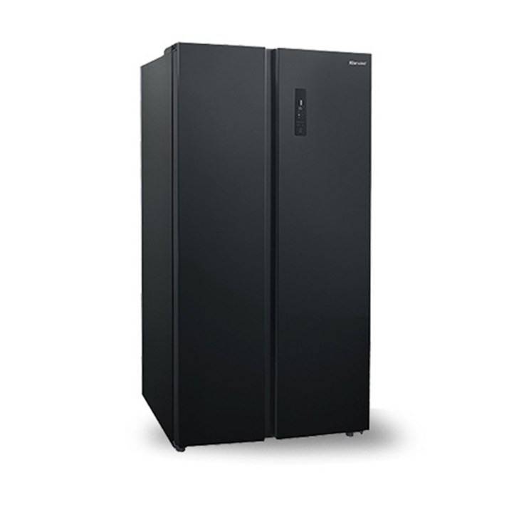 캐리어 클라윈드 양문형냉장고 방문설치, 블랙 메탈, CRFSN602BDR 5896612206