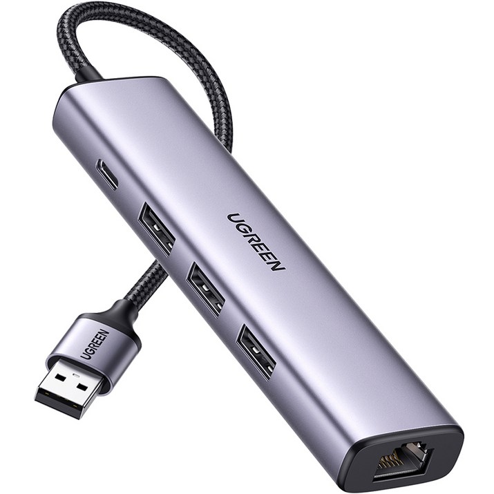 유그린 USB 3.0 기가비트 랜카드 멀티 허브, 혼합색상, 3개 유그린 USB 3.0 기가비트 랜카드 멀티 허브, 혼합색상, 3개