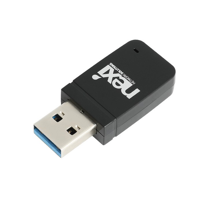 넥시 802.11ac 듀얼밴드 내장안테나 USB 3.0 무선랜카드, NX-AC1300 4898632593