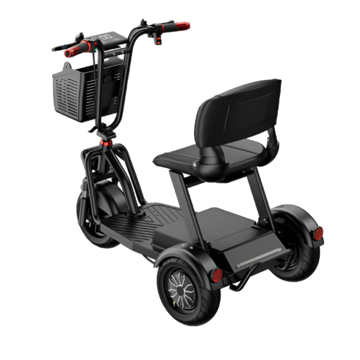 안심라이더 접이식 세발전기자전거 어르신용 1인용 후진 노인 3륜 소형 삼륜 전동 자전거 전동차