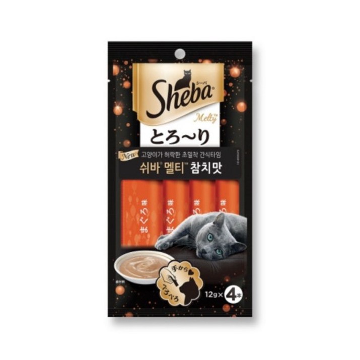고양이 츄르 짜먹는 간식 쉬바 멜티 참치, 1개