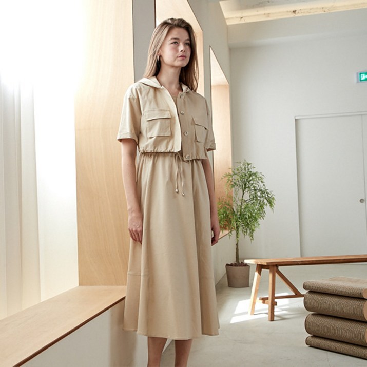 레코브 자켓 세트 원피스 LK61D6OP523X