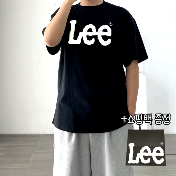 [당일출고/매장정품] Lee 리 빅 트위치 로고 티셔츠 (5color) + 쇼핑백