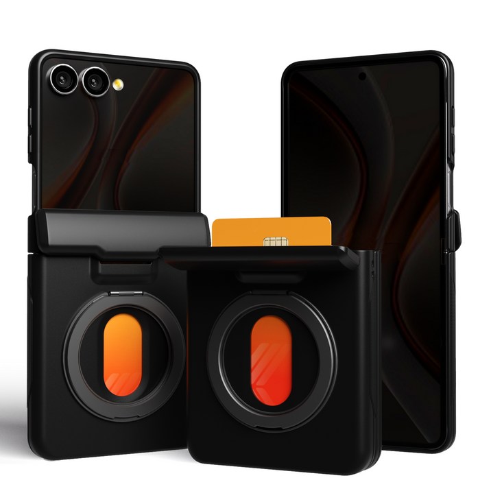 엑씨가디언카드수납거치형맥세이프호환자동폴딩힌지보호휴대폰케이스