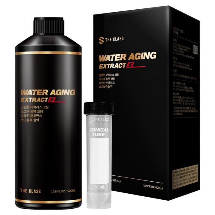 더클래스 워터에이징 익스트렉트S 초간편 터치리스 초고농축 원액 물왁스, 1개, 520ml