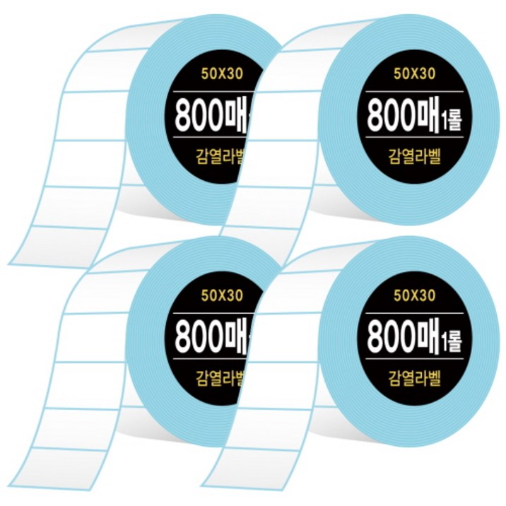다다 감열라벨 800매 50*30mm 2360001784