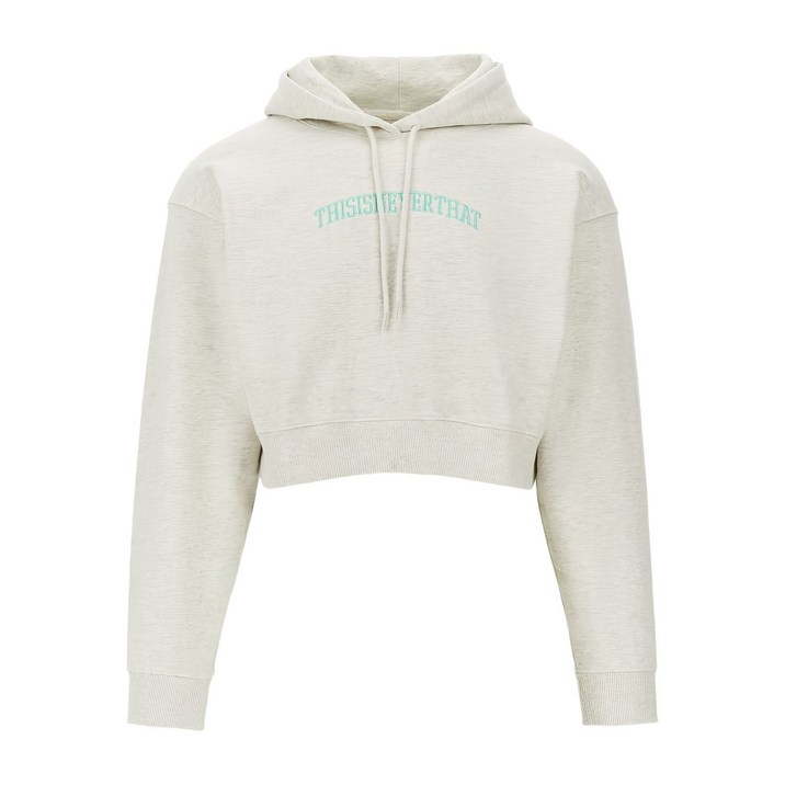 디스이즈네버댓 로고 자수 후디