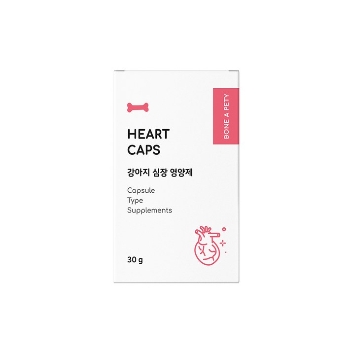 본아페티 강아지 영양제, 60정, 심장, 1개 본아페티 강아지 영양제, 60정, 심장, 1개