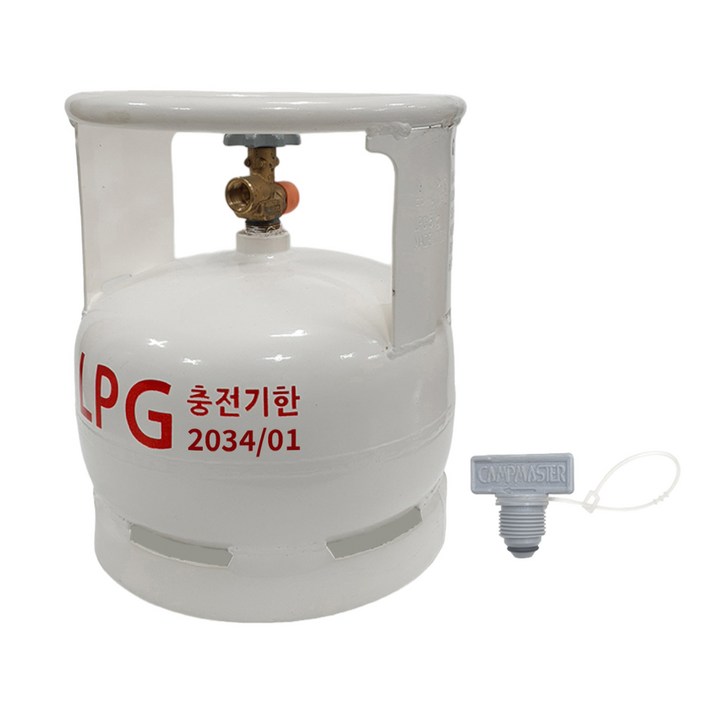 LPG 5kg 가스통 + 플라스틱 마개