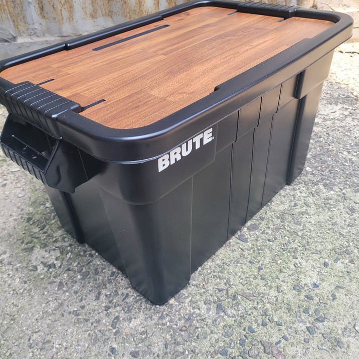 러버메이드 BRUTE 카고박스상판 53 75리터혼용 덥개 받침대 고릴라캠핑