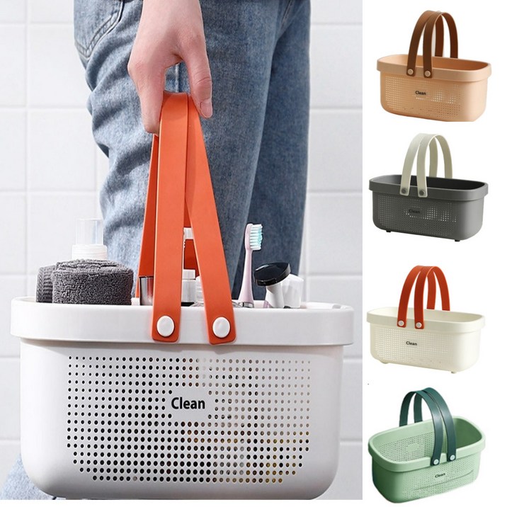 골드릭 욕실 샤워 목욕 물빠짐 바구니, G9 화이트