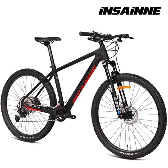2024 인세인 카본 MTB 자전거 로그7.0 27.5인치 시마노 XT 24단 완조립, 1개, 176cm, 로그7.0 17인치 매트레드 완조립
