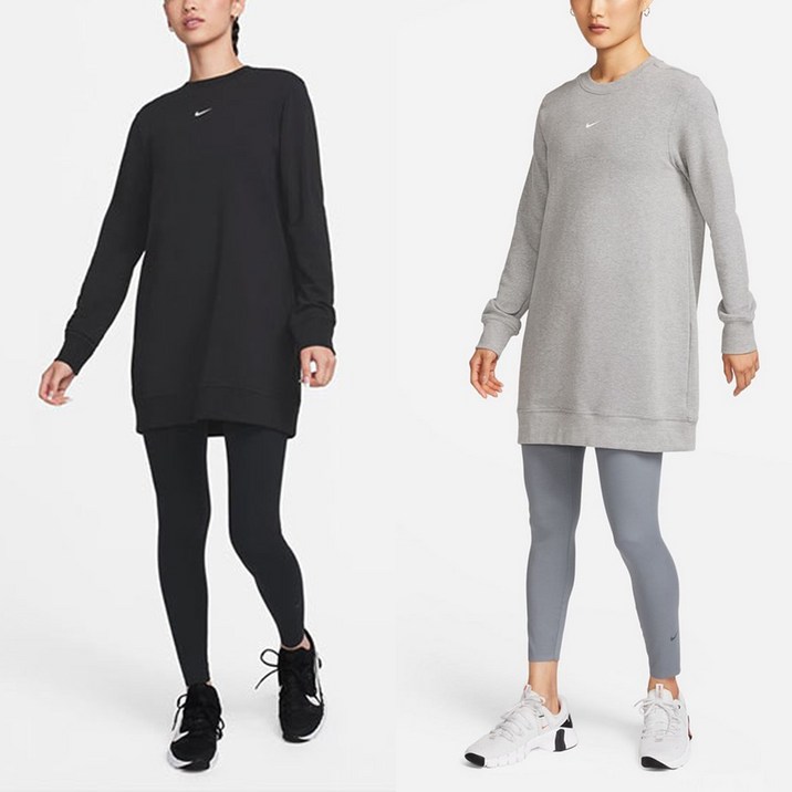 나이키 여성 드라이 핏 롱티셔츠 원피스