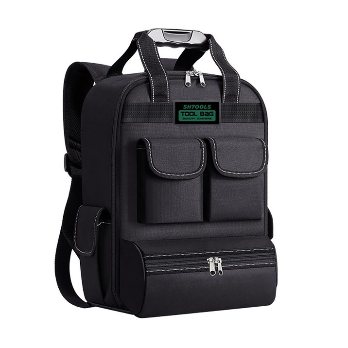 슈툴스 17인치 그린 클래식 대용량 다용도 공구백팩 신제품, 1개