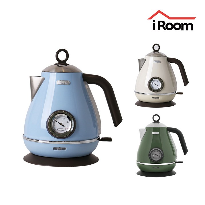iRoom 전기포트 레드 1.7L, WT3013(블루)