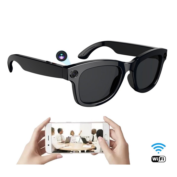 2025 신형 블루투스 AI 촬영 안경 블루투스 통화 음성 도우미 실시간 번역 500만 화소 촬영 안정