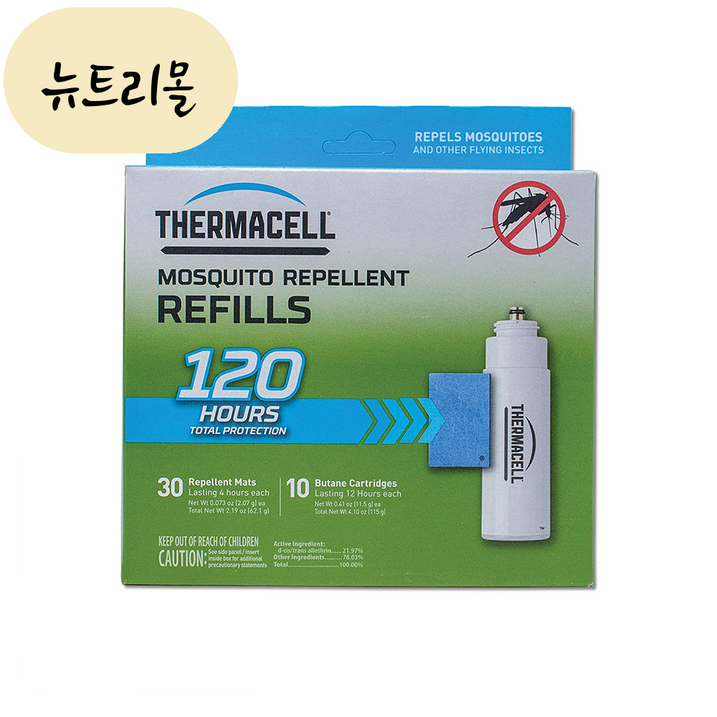 해외 Thermacell 써마셀 모기퇴치기 120시간 리필 뉴트리몰 미국직구 해외 Thermacell 써마셀 모기퇴치기 120시간 리필 뉴트리몰 미국직구
