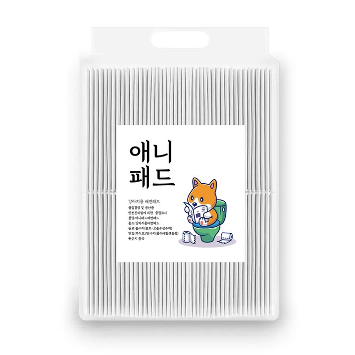 애니패드 강아지 배변패드 화이트 특대형XL 60x90cm x20매x70g