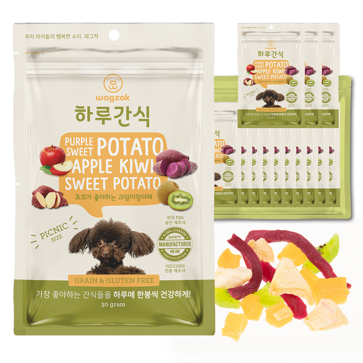 와그작 강아지 하루간식 와그작 강아지 하루간식