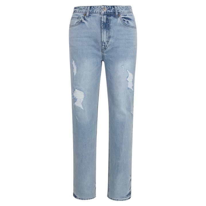 버커루 여성용 슬림 스트레이트 M L톤 청바지