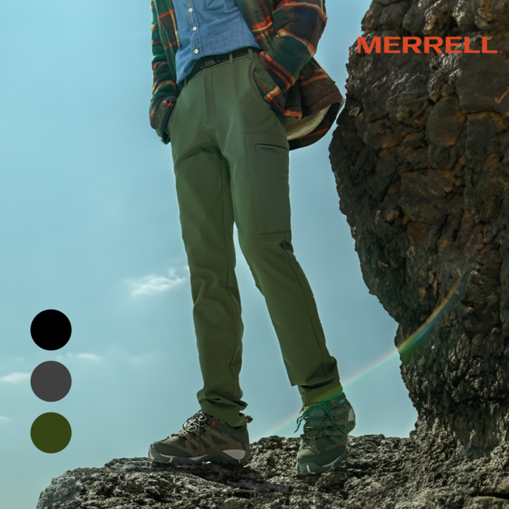 머렐 MERRELL 남성 기모 스판 본딩 바지