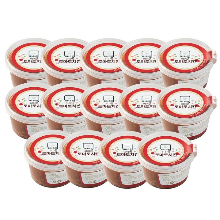 아이엠그라운드 빨간 치킨 마녀스프 클렌징 14일 식단관리 패키지 토마토 치킨 수프 한끼 아침식사대용, 320g, 14개
