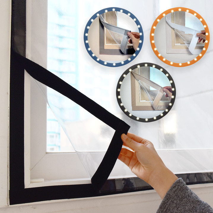 창문 방풍비닐 비닐커튼 두꺼운 창문 현관 우풍차단 방풍막 투명 방한 바람막이 베란다 난방