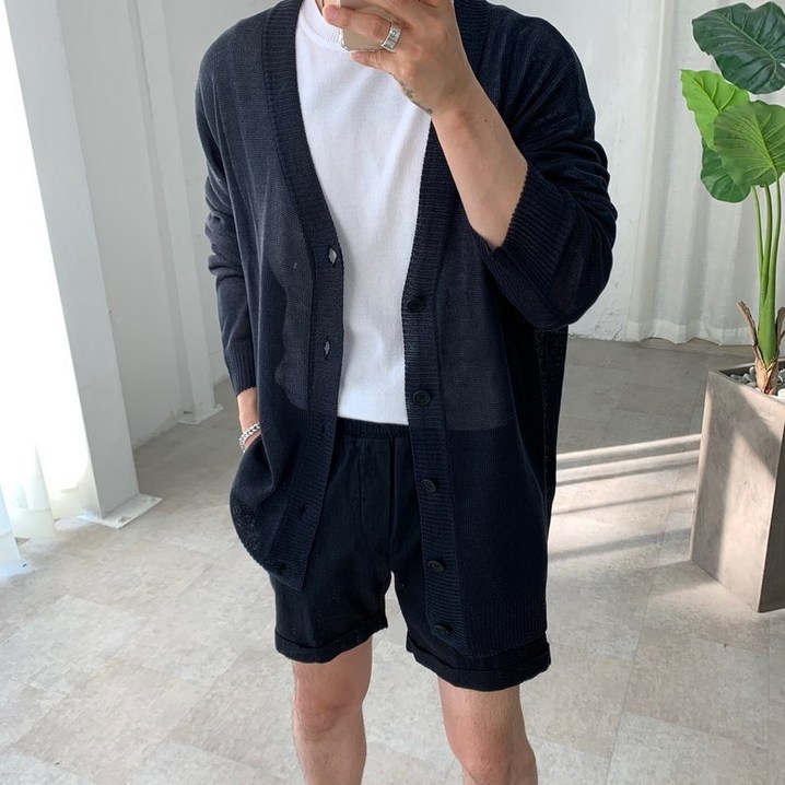 스트릿제이 썸머 기본 가디건