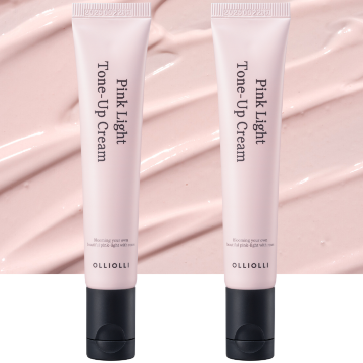 올리올리 핑크 라이트 톤업 크림, 단일색상, 30ml, 2개